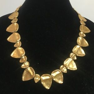 Large and Small Rounded Triangle Necklace by Joanne Cooper for Ciner